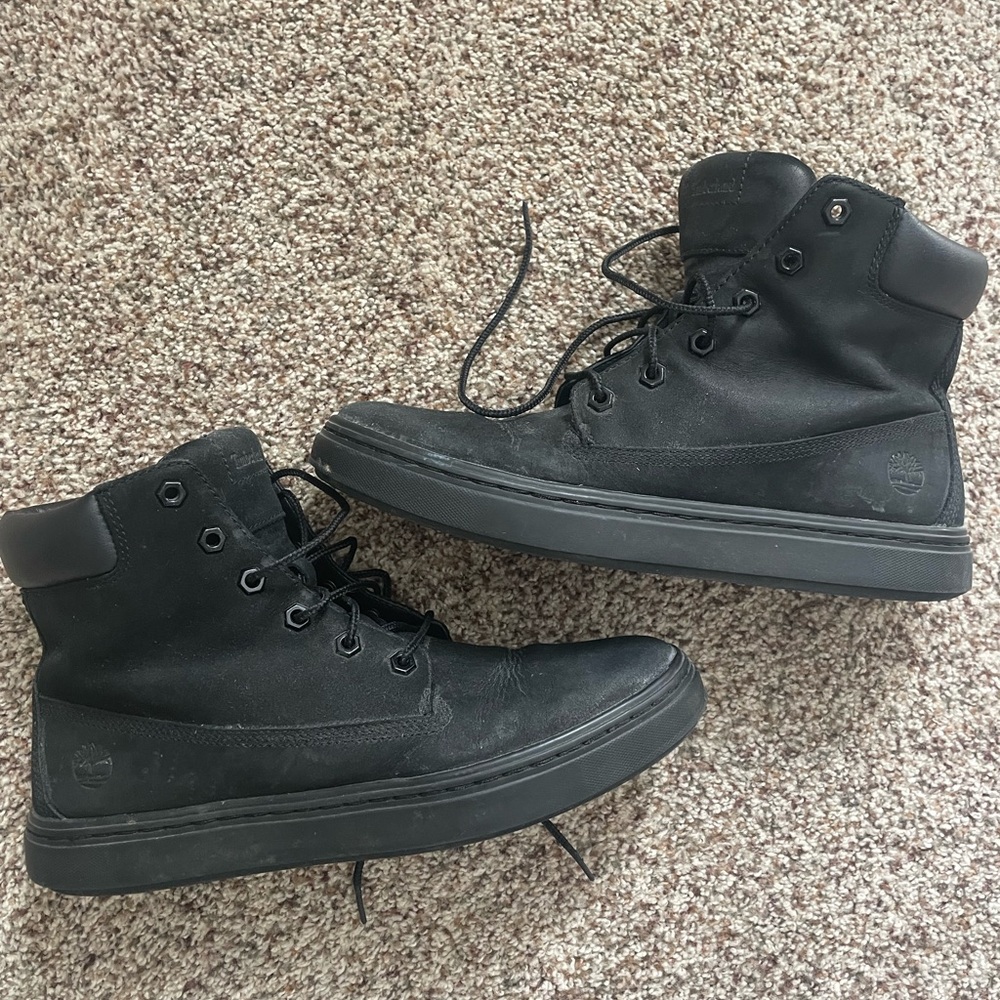 Timberland Black Suede Leather Women’s Boots - size 10